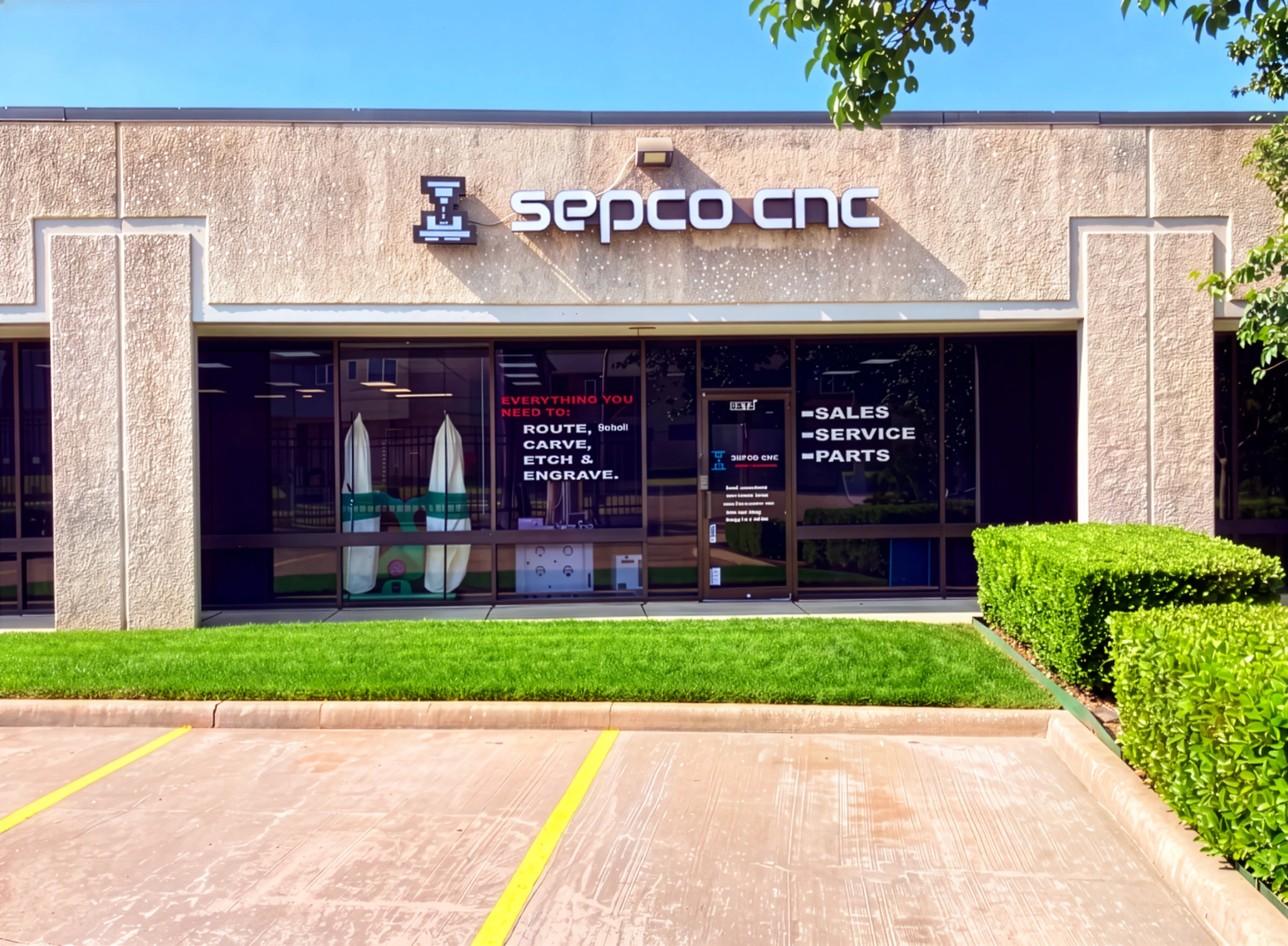 SEPCO CNC Houston storefront