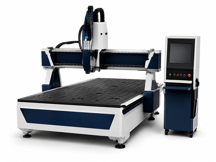 CNC router with control console